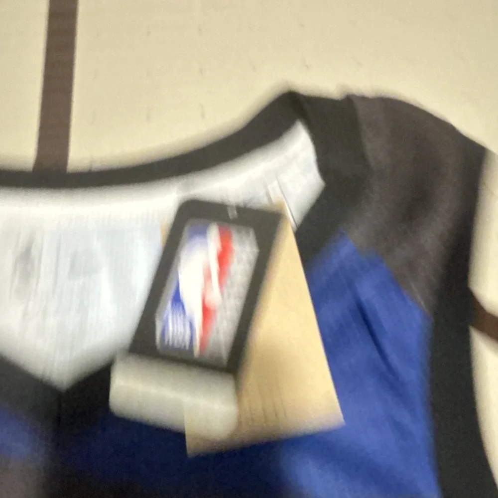 Nike NBA Brooklyn Nets Black Blue Gray Red Basketball Jersey Size 44 M